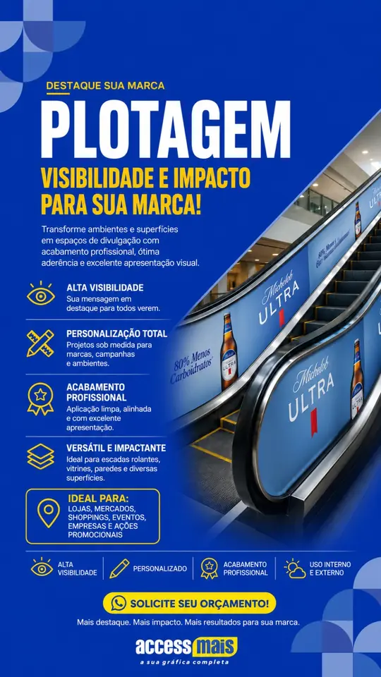 Plotagem personalizado da Access Mais